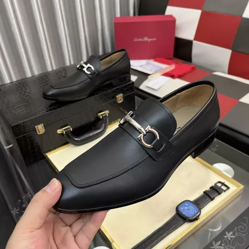 Salvatore Ferragamo Leather Shoes For Men #1381473 $108.00 USD, Wholesale Replica Salvatore Ferragamo Leather Shoes