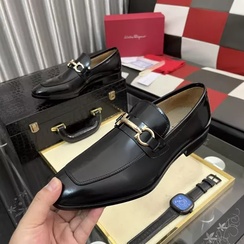 Salvatore Ferragamo Leather Shoes For Men #1381474 $108.00 USD, Wholesale Replica Salvatore Ferragamo Leather Shoes