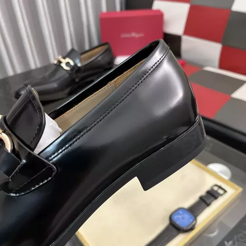 Replica Salvatore Ferragamo Leather Shoes For Men #1381474 $108.00 USD for Wholesale