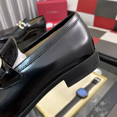 Replica Salvatore Ferragamo Leather Shoes For Men #1381478 $108.00 USD for Wholesale