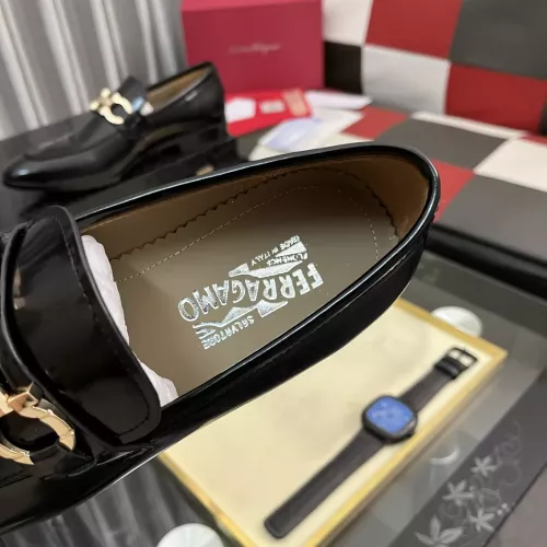Replica Salvatore Ferragamo Leather Shoes For Men #1381478 $108.00 USD for Wholesale