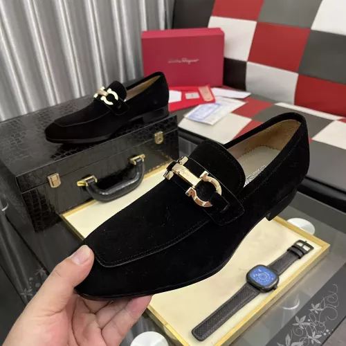 Salvatore Ferragamo Leather Shoes For Men #1381479 $108.00 USD, Wholesale Replica Salvatore Ferragamo Leather Shoes