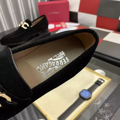 Replica Salvatore Ferragamo Leather Shoes For Men #1381479 $108.00 USD for Wholesale
