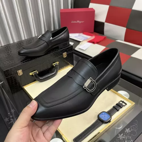 Salvatore Ferragamo Leather Shoes For Men #1381484 $108.00 USD, Wholesale Replica Salvatore Ferragamo Leather Shoes
