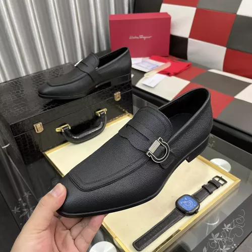 Salvatore Ferragamo Leather Shoes For Men #1381485 $108.00 USD, Wholesale Replica Salvatore Ferragamo Leather Shoes