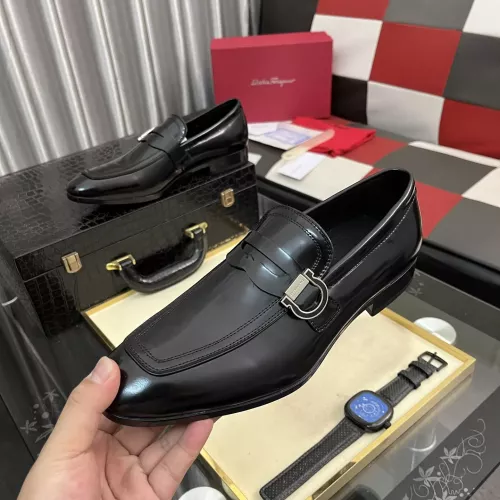 Salvatore Ferragamo Leather Shoes For Men #1381486 $108.00 USD, Wholesale Replica Salvatore Ferragamo Leather Shoes