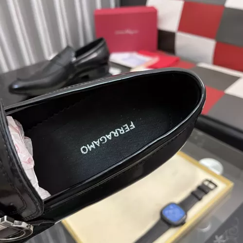 Replica Salvatore Ferragamo Leather Shoes For Men #1381486 $108.00 USD for Wholesale