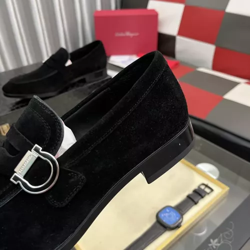 Replica Salvatore Ferragamo Leather Shoes For Men #1381487 $108.00 USD for Wholesale