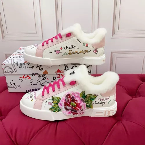 Dolce &amp; Gabbana D&amp;G Casual Shoes For Women #1381540 $125.00 USD, Wholesale Replica Dolce &amp; Gabbana D&amp;G Casual Shoes