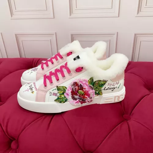 Replica Dolce & Gabbana D&G Casual Shoes For Women #1381540 $125.00 USD for Wholesale