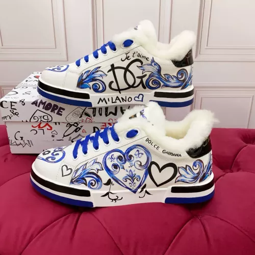 Dolce &amp; Gabbana D&amp;G Casual Shoes For Women #1381549 $125.00 USD, Wholesale Replica Dolce &amp; Gabbana D&amp;G Casual Shoes