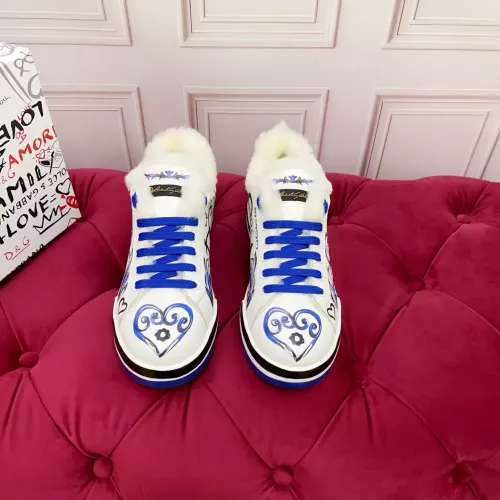 Replica Dolce & Gabbana D&G Casual Shoes For Women #1381549 $125.00 USD for Wholesale