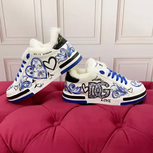 Replica Dolce & Gabbana D&G Casual Shoes For Women #1381549 $125.00 USD for Wholesale