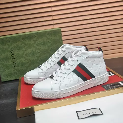 Gucci High Tops Shoes For Men #1381604 $92.00 USD, Wholesale Replica Gucci High Tops Shoes
