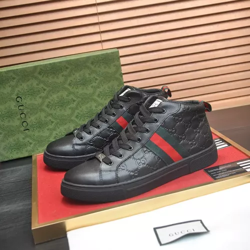 Gucci High Tops Shoes For Men #1381605 $92.00 USD, Wholesale Replica Gucci High Tops Shoes