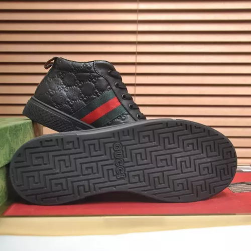 Replica Gucci High Tops Shoes For Men #1381605 $92.00 USD for Wholesale