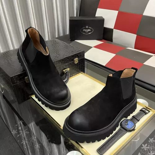 Replica Prada Boots For Men #1381659 $102.00 USD for Wholesale