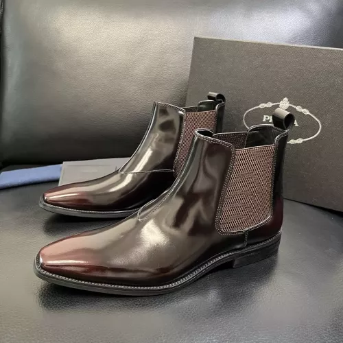 Replica Prada Boots For Men #1381662 $150.00 USD for Wholesale