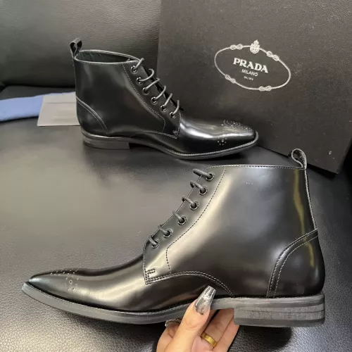 Replica Prada Boots For Men #1381665 $150.00 USD for Wholesale