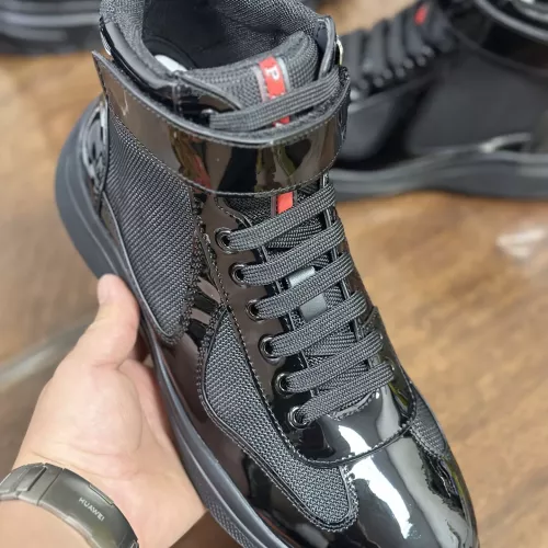Replica Prada High Top Shoes For Men #1381669 $92.00 USD for Wholesale
