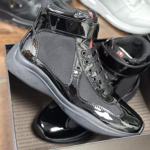 Replica Prada High Top Shoes For Men #1381669 $92.00 USD for Wholesale