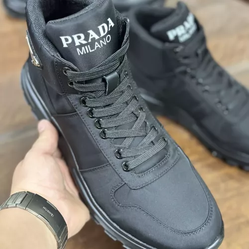 Replica Prada High Top Shoes For Men #1381670 $98.00 USD for Wholesale