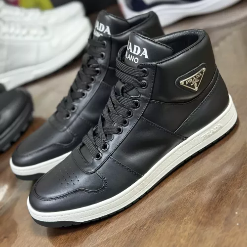 Prada High Top Shoes For Men #1381673 $100.00 USD, Wholesale Replica Prada High Top Shoes