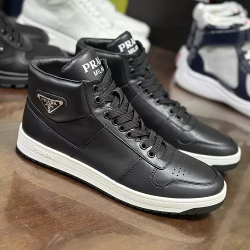 Replica Prada High Top Shoes For Men #1381673 $100.00 USD for Wholesale