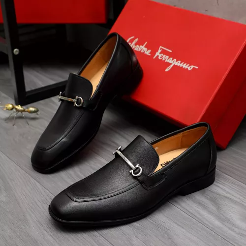 Salvatore Ferragamo Leather Shoes For Men #1381829 $88.00 USD, Wholesale Replica Salvatore Ferragamo Leather Shoes
