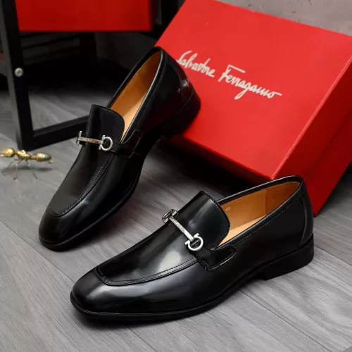 Salvatore Ferragamo Leather Shoes For Men #1381832 $88.00 USD, Wholesale Replica Salvatore Ferragamo Leather Shoes