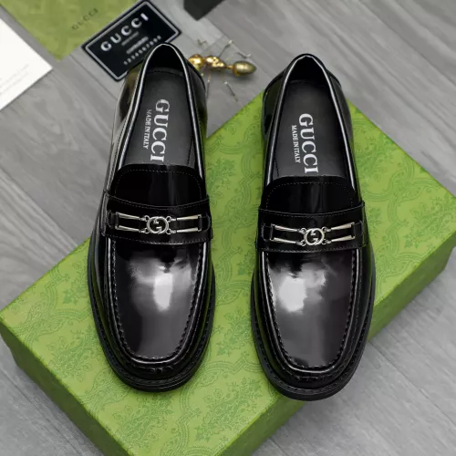 Replica Gucci Oxfords Shoes For Men #1381843 $88.00 USD for Wholesale
