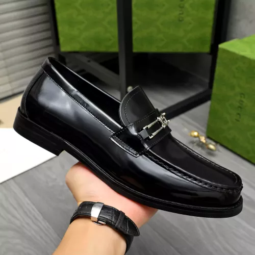 Replica Gucci Oxfords Shoes For Men #1381843 $88.00 USD for Wholesale
