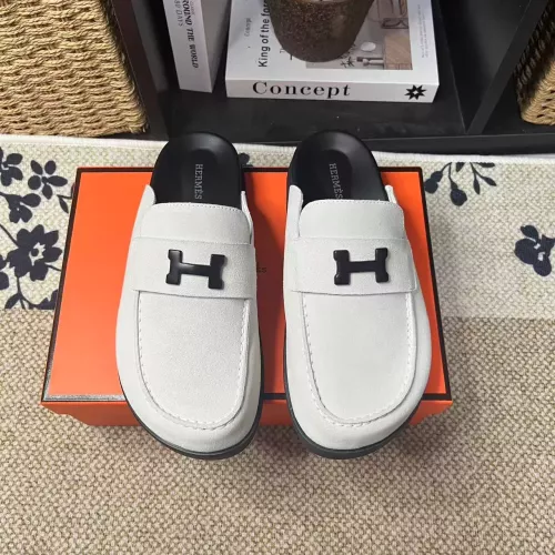 Replica Hermes Slippers For Women #1381866 $82.00 USD for Wholesale
