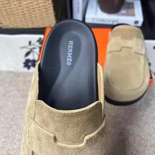 Replica Hermes Slippers For Men #1381873 $82.00 USD for Wholesale