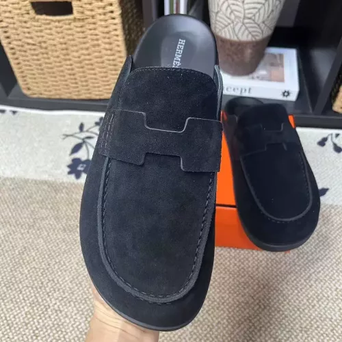 Replica Hermes Slippers For Men #1381875 $82.00 USD for Wholesale