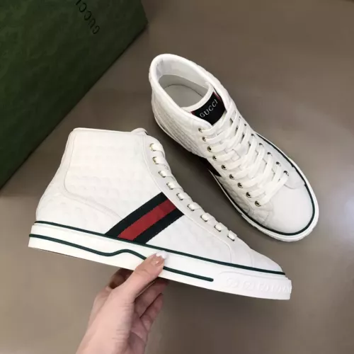 Replica Gucci High Tops Shoes For Men #1381885 $88.00 USD for Wholesale