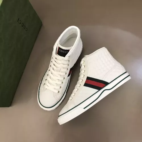 Replica Gucci High Tops Shoes For Men #1381885 $88.00 USD for Wholesale