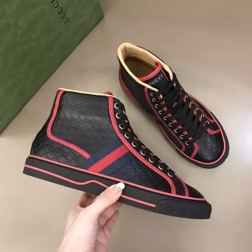 Gucci High Tops Shoes For Women #1381890 $88.00 USD, Wholesale Replica Gucci High Tops Shoes