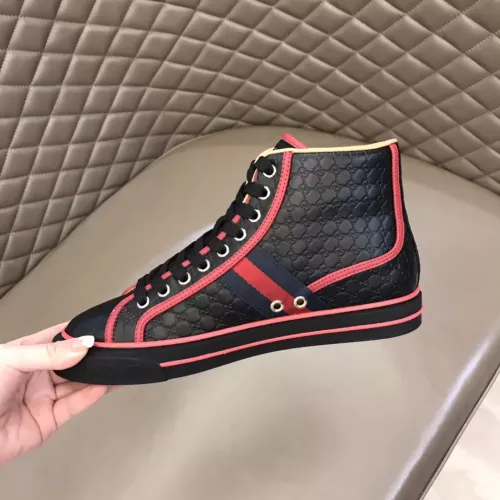 Replica Gucci High Tops Shoes For Men #1381891 $88.00 USD for Wholesale