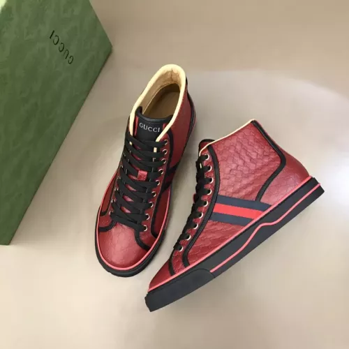 Replica Gucci High Tops Shoes For Men #1381893 $88.00 USD for Wholesale