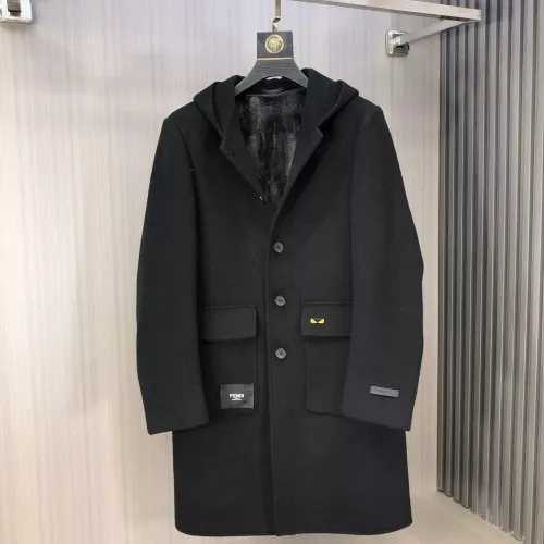 Fendi Coat Long Sleeved For Men #1381940 $294.21 USD, Wholesale Replica Fendi Coat