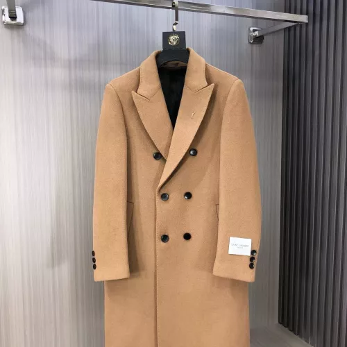Yves Saint Laurent YSL Coat Long Sleeved For Men #1381941 $294.21 USD, Wholesale Replica Yves Saint Laurent YSL Coat