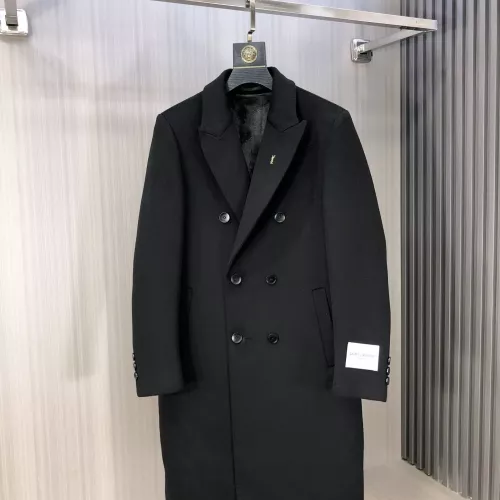 Yves Saint Laurent YSL Coat Long Sleeved For Men #1381943 $294.21 USD, Wholesale Replica Yves Saint Laurent YSL Coat