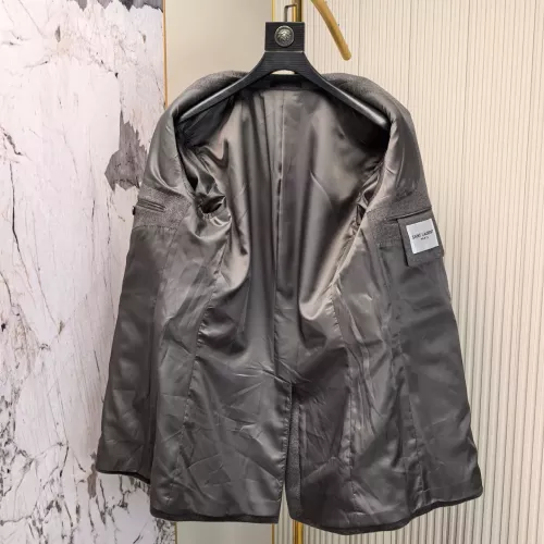 Replica Yves Saint Laurent YSL Coat Long Sleeved For Men #1381952 $314.05 USD for Wholesale