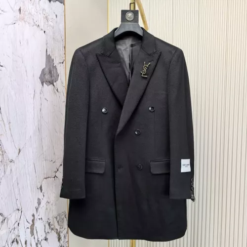 Yves Saint Laurent YSL Coat Long Sleeved For Men #1381954 $314.05 USD, Wholesale Replica Yves Saint Laurent YSL Coat