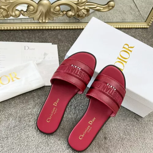 Replica Christian Dior Slippers For Women #1381996 $82.00 USD for Wholesale