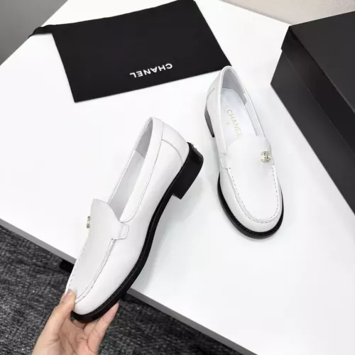 Replica Chanel Leather Shoes For Women #1382028 $108.00 USD for Wholesale