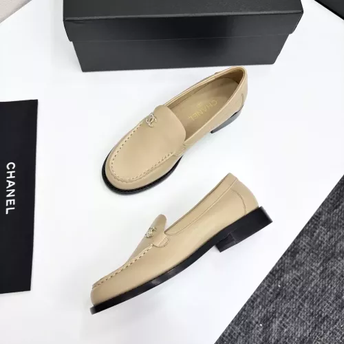 Replica Chanel Leather Shoes For Women #1382030 $108.00 USD for Wholesale