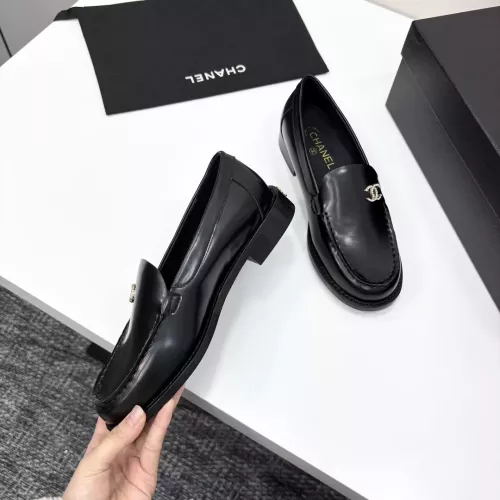 Replica Chanel Leather Shoes For Women #1382031 $108.00 USD for Wholesale
