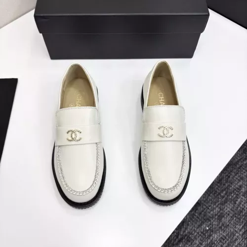 Replica Chanel Leather Shoes For Women #1382032 $125.00 USD for Wholesale